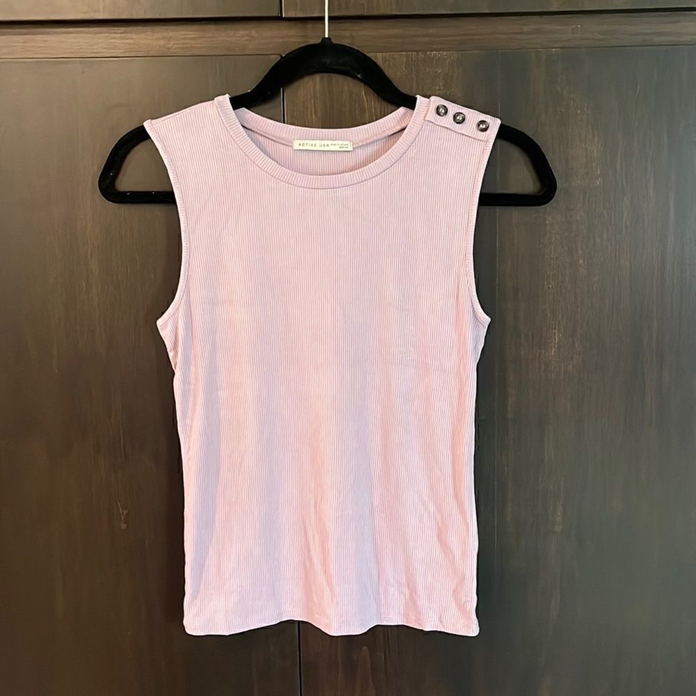 ‎Active USA Light Purple Sleeveless Tank Top